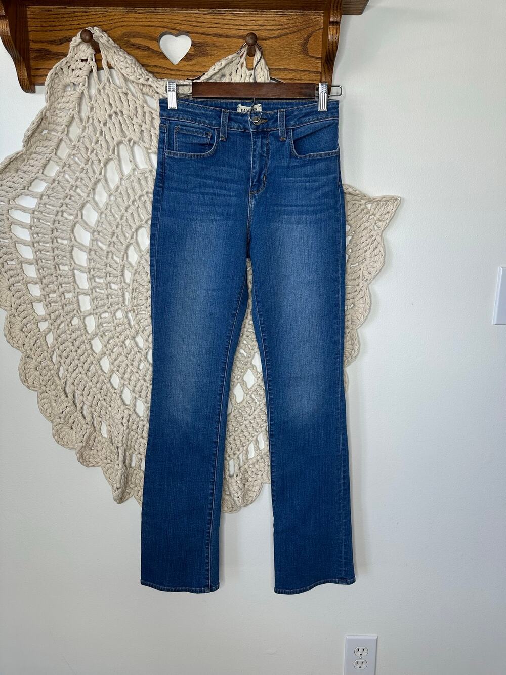 L’agence Oriana Premier High Rise Straight Leg Jeans Size 2/25